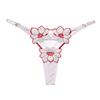 Emotional Embroidered Japanese Panties Female Chic Pattern Sexy Hot Transparent Temptation Adjustable Thong Head 2265