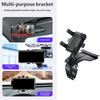 Easy To Use Car Phone Holder Single Hand Operate Fast Install Removal Vehicle Mount ABS Bracket For Driving Safety