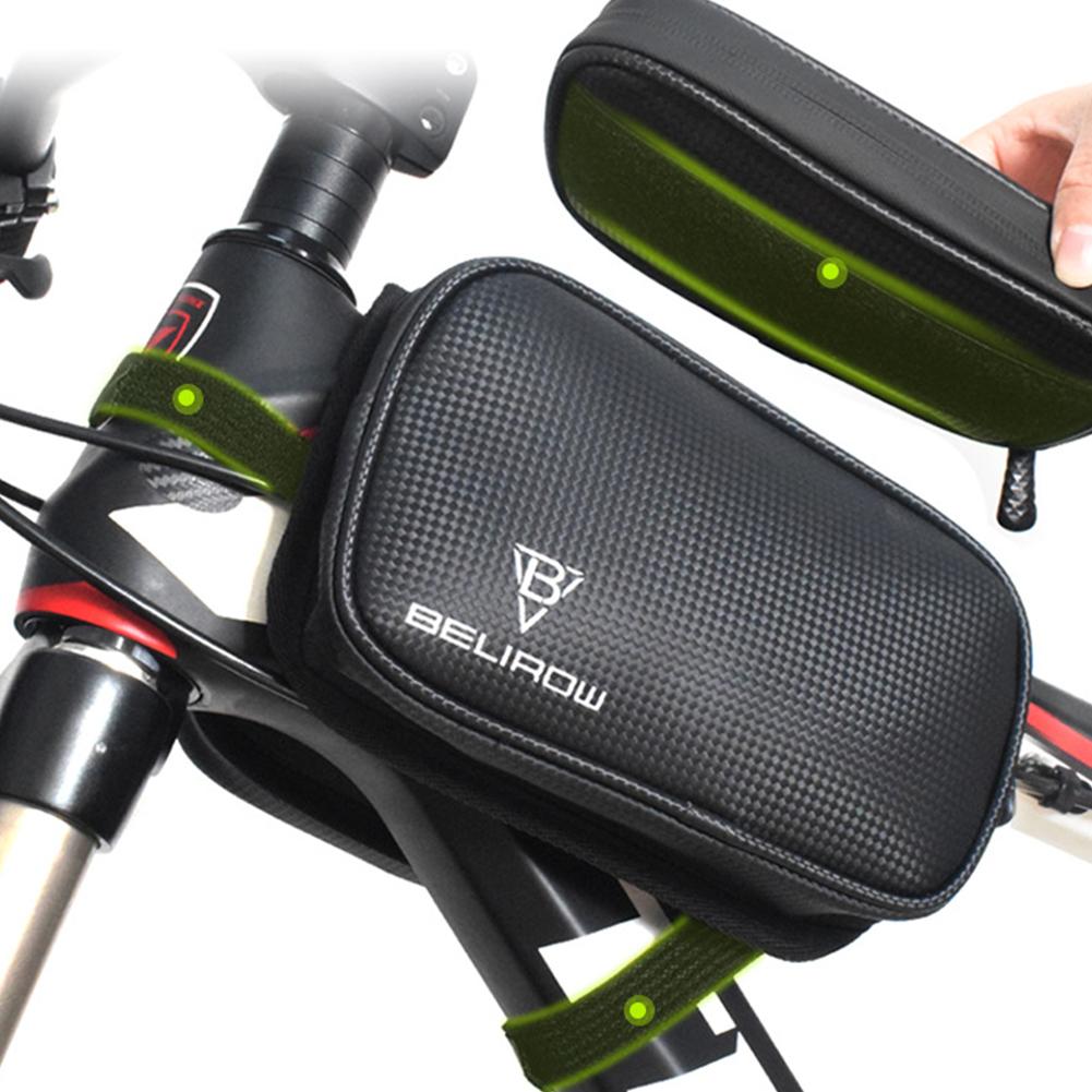 

Top Tube Bike Bag Fit Smartphone Below 7 Inch Bike Phone Front Frame Bag Touch Screen Bike Cell Phone Holder Bike Accessories China Mainland