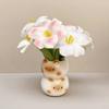 Ceramic Siamese Cat Vase Living Room Bedroom Decoration Ornaments Flower Pot Creative Flower Arrangement Storage Holder