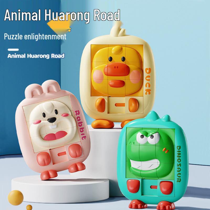 3D Animal Huarongdao Sliding Puzzle - Educational Logic Game for Kids