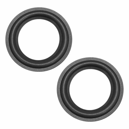 

uxcell Foam Edge, 115mm Outer Diameter, Black, P2 Foam Surround Ring Replacement for Speaker Repair, DIY, Pack of 2