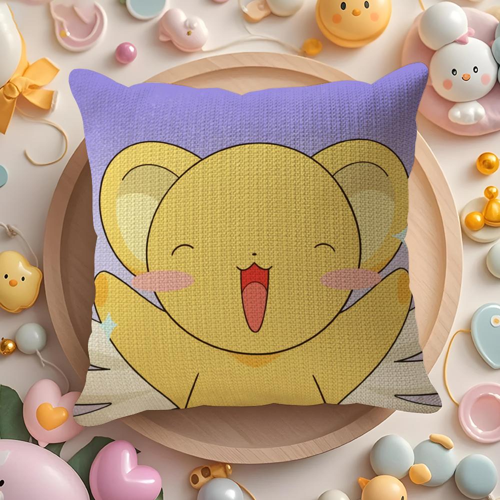 Anime CCardcaptor Sakura Cartoon Pillow Case Pattern Printed Pillowcase for Living Room Sofa Cushion Cover Bedroom Decor