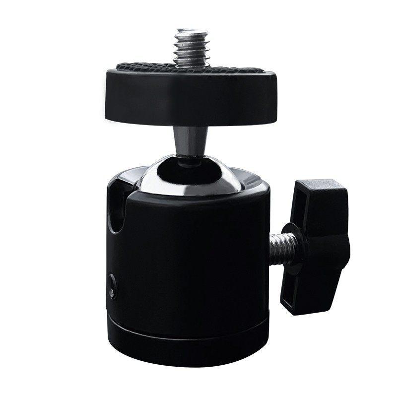 Fishing Platform Lamp Stand with 1/4  Universal Ball Head Camera Tripod Accessories