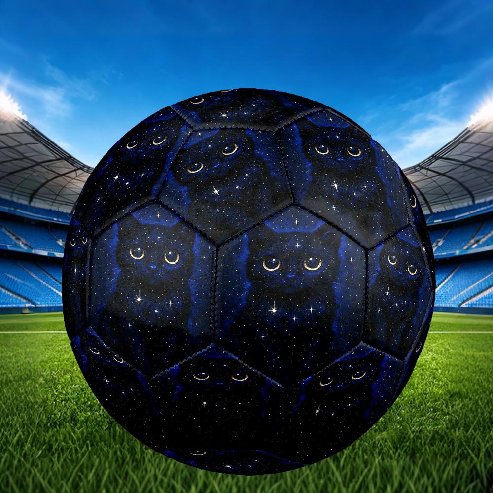 1pc Galactic Kitten Size 5 Soccer Ball Professional Match Training Football Indoor &Outdoor Sports Ball Lightweight Durable C6517