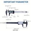 150mm 100mm Electronic Digital Caliper Carbon Fiber Dial Vernier Caliper Gauge Micrometer Measuring Tool Digital Ruler