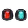 2 Stück Marineboot Yacht Signal Leuchte LED Navigations Buglampe Rot Grün Schiff Bordlicht für Segeln 12V‑24V 3W