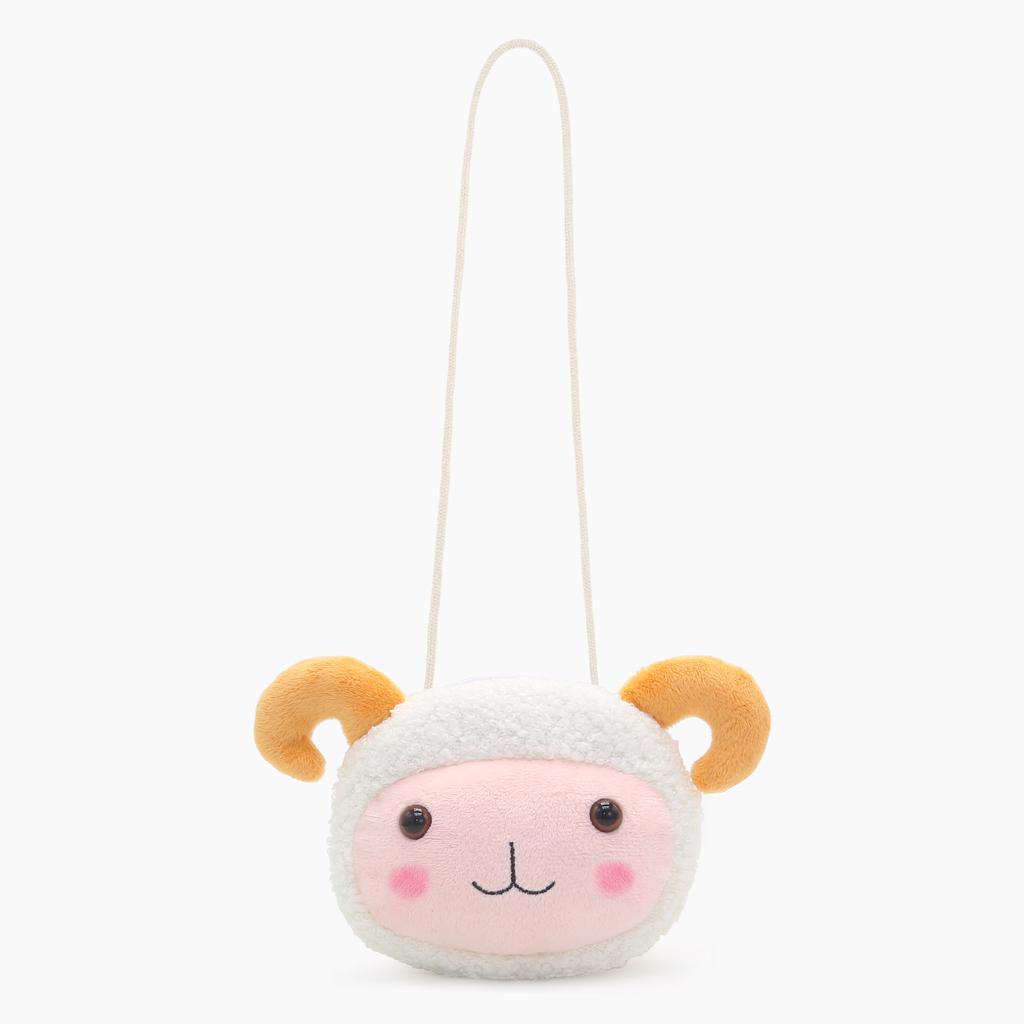 Cartoon Plush Crossbody Bag Cute Animal Bear Coin Wallet Boys and Girls Mini Shoulder Bag