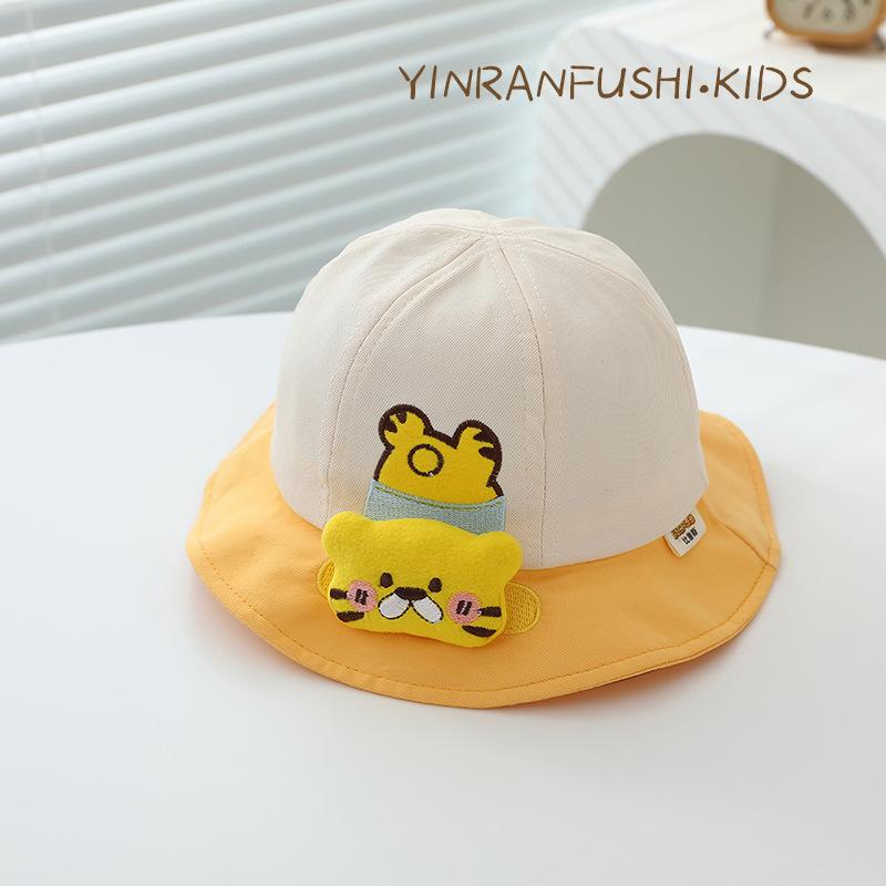 Infant and Toddler Fisherman Hat Spring and Autumn Cute Baby Super Cute Sunbath Hat Boy and Girl Sun Protection Versatile Hat Fashionable
