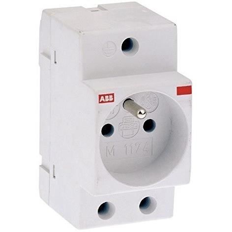 Prise modulaire - ABB - M 1174 - 2 pôles - 16A - 230V