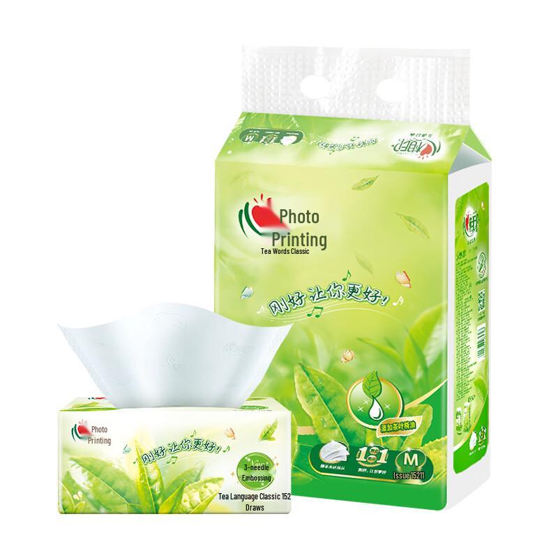 Heart-to-Heart Tea Language 3-Ply Facial Tissues
