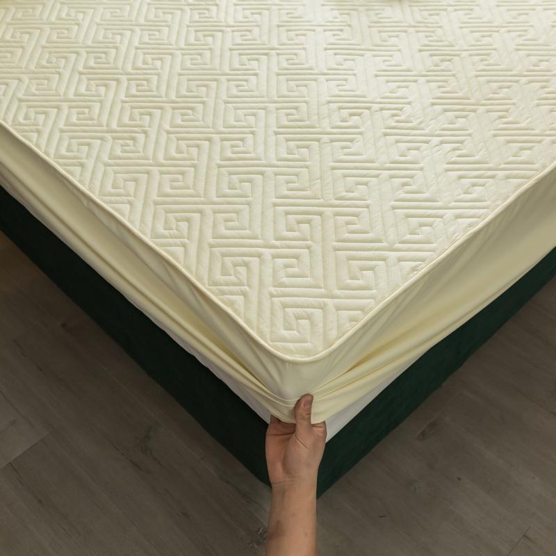 Weicher Verdickter Gesteppter Matratzenschoner Antibakteriell Milbenabweisend Bettmatratzenauflage Schutzbezug Bettdecke Nicht Enthalten Kissenbezug