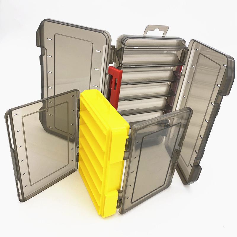 Double-Sided Lure Box Fishing Tool Box Hard Bait Box Storage Accessories Box Fishing Tackle Box