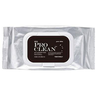 Toallitas húmedas limpiadoras Tony Moly ProClean, 50 hojas, 1 paquete