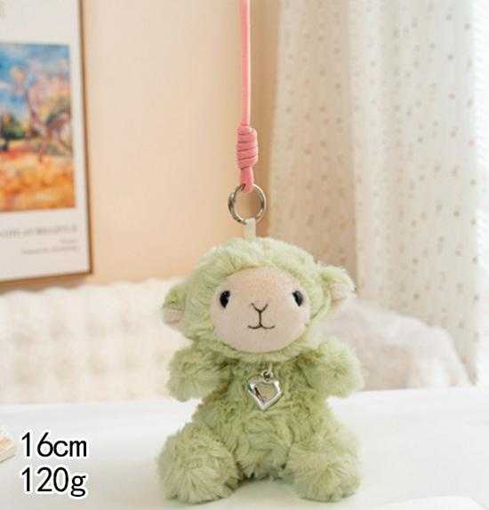 Adorable Sheep, Cat, Bunny & Hedgehog Plush Pendant Dolls - Perfect Birthday Soothing Toy Gift