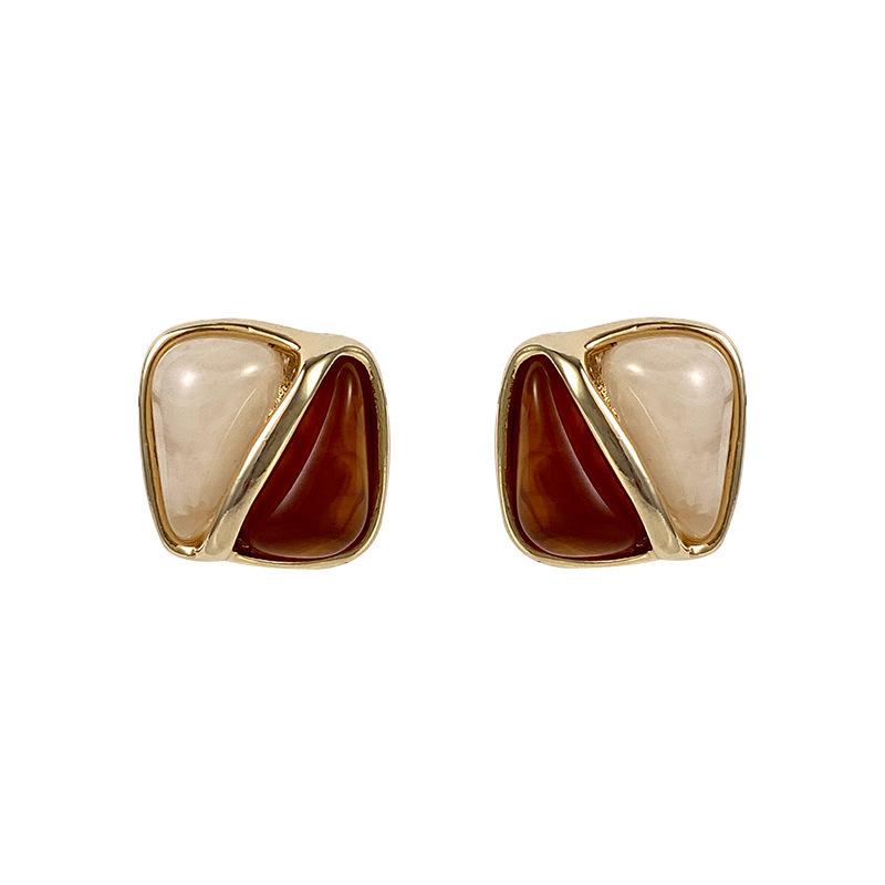 S Silver Needle Retro Earrings Earrings Women's New Trendy Earrings Niche Design Earrings Light Luxury Premium