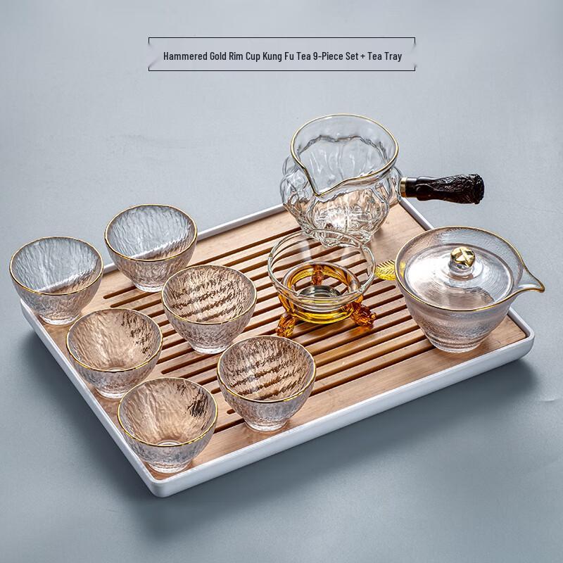 Naijiang Light Luxury Glass Gongfu Tea Set