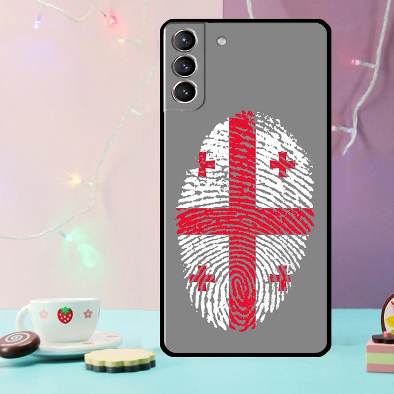 

Georgia Flag Phone Case For Samsung Galaxy S25 Ultra S20 S21 S22 S23 Plus S9 S10 S25 FE S24 Ultra Cover Galaxy S20Ultra