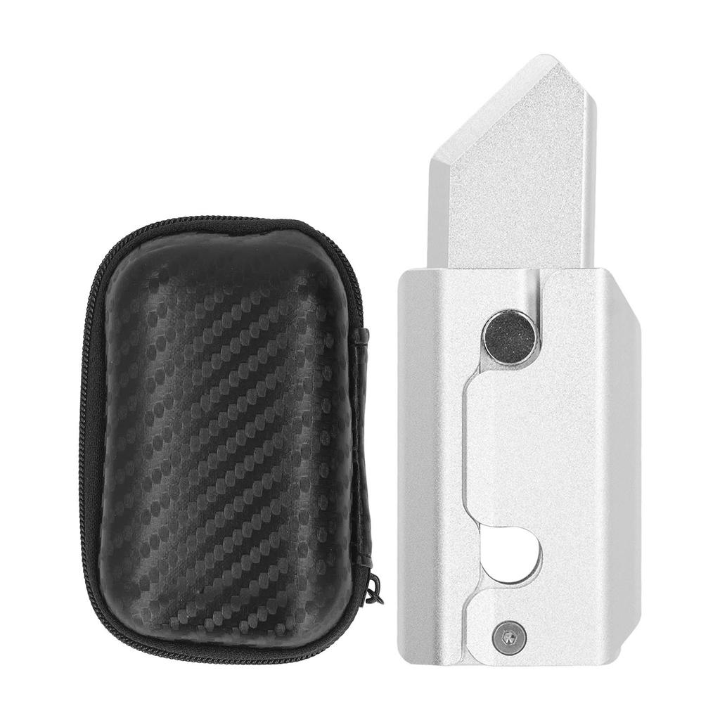 Gravity Sensory Carrot Knife Toy Anxiety Stress Relief Aluminum Alloy Gravity Knife Toy for ADHD