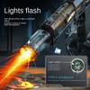 New Electric Water Gun With Light Sprays Flame Effect Continuously High-pressure Powerful Outdoor Water Gun Toys Wasserpistole
