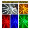 2PCS Watermelon Lights LED Side Marker Indicator Turn Signal Brake Lamp Semi Truck Trailer Under Glow Wheel Lights For Truck