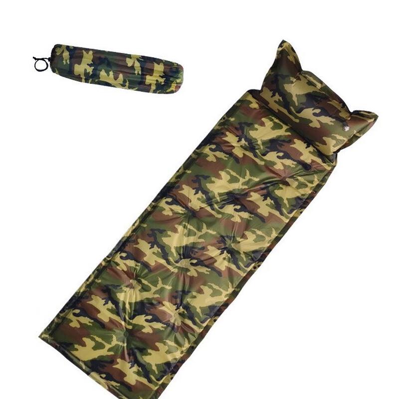 OEING Outdoor Self-Inflating Camping Pad with Pillow 180x60x2.5cm