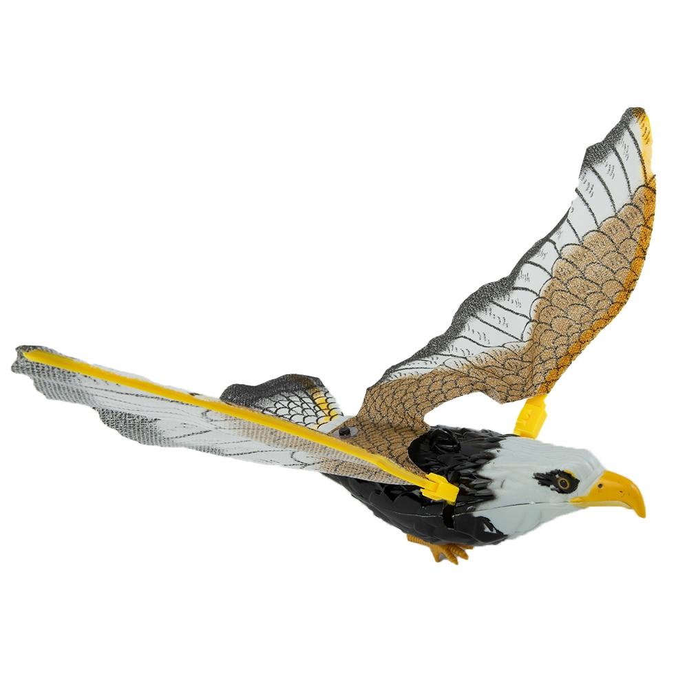 Realistic Falcon/Hawk Bird Scarer for Gardens - 42cm X 24cm Plastic Deterrent