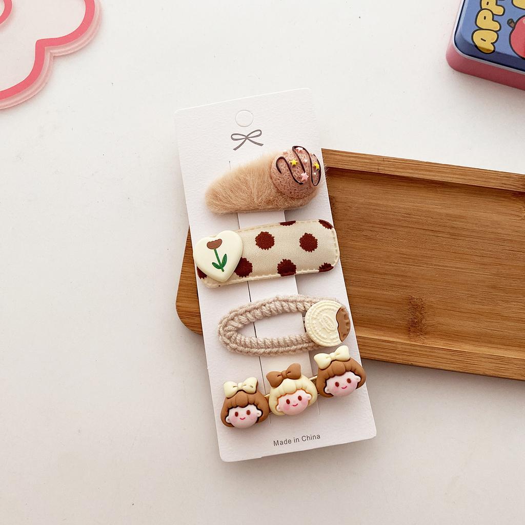 Kawaii Cartoon Princess Hairpins Set Children Girls Kids Baby Cute Hair Clips Barrettes Accessories Hairclip Headwear Headdress