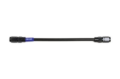 Swage Line BAKB-1010M-0550 Easy Order Brake Hose General Purpose Hose Straight Fitting Aluminum (Black)