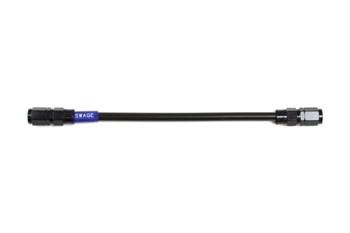 

Swage Line BAKB-1010M-0550 Easy Order Brake Hose General Purpose Hose Straight Fitting Aluminum (Black) 550mm чорний