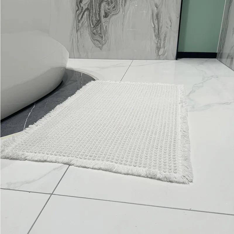 Bathroom Floor Mat Bathroom Door Absorbent Carpet Household Toilet Anti-slip Foot Toilet Door Entry Mat  Rug Bathroom