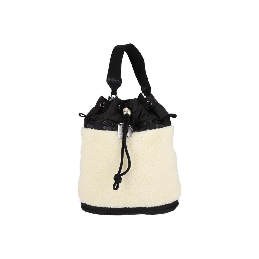 Lesportsac Cream Vegan Sherpa Mini Backpack [1275.E979]
