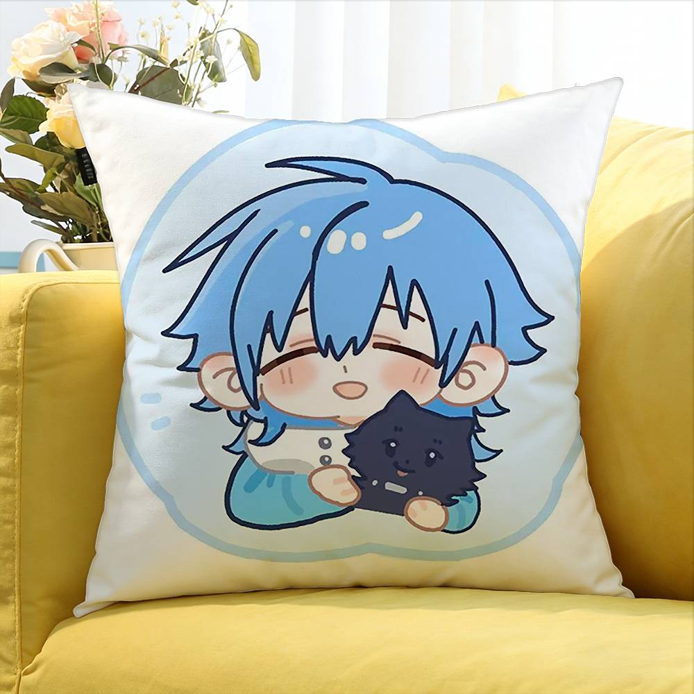Game Dramatical Murder Aoba Seragaki World Various Sizes Square Pillow Case For Car Home Bedchamber Decor