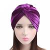 New Women Velvet Turban Hat Headband Muslim Hijab Caps Female Soft Bandana Headband Hijabs Head Wrap Hair Accessories