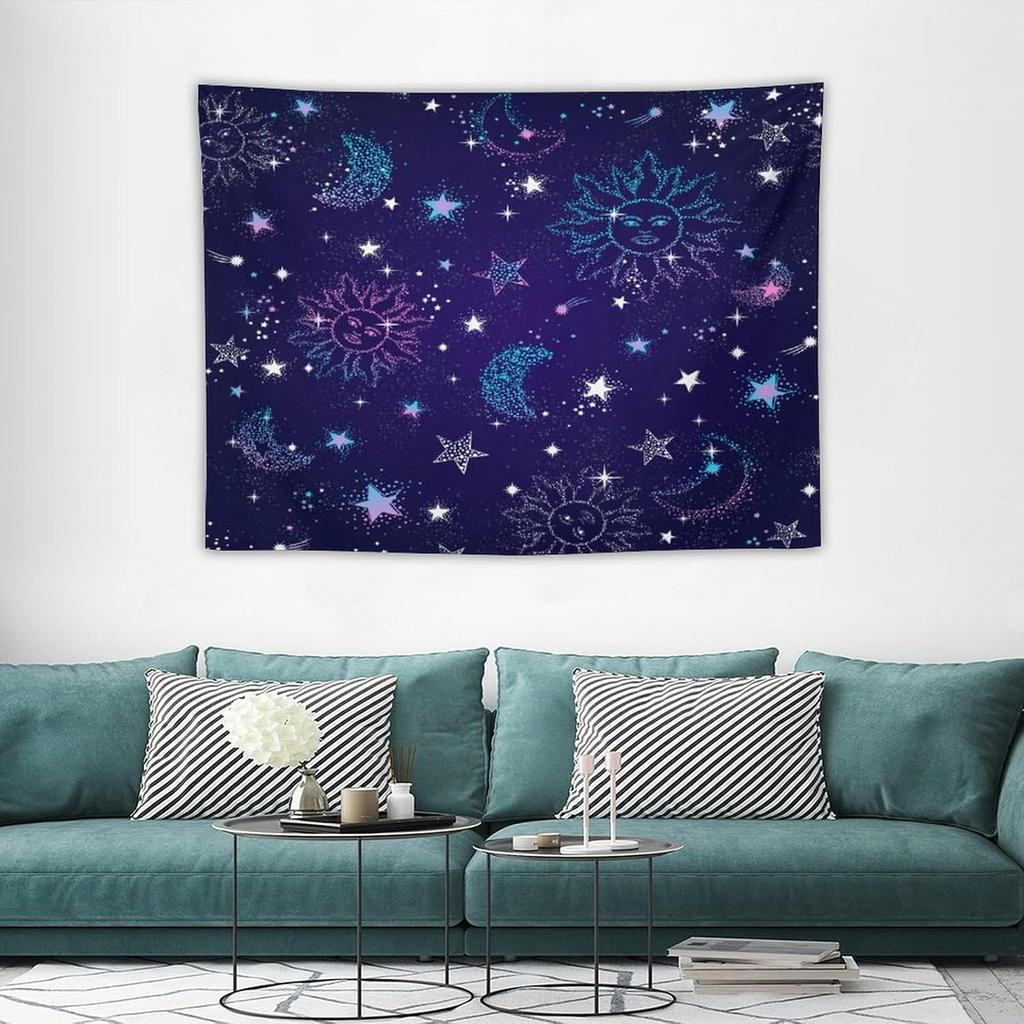 Japanese Tapestry Cherry Blossom Crane Sea Wave Fuji Mountain Red Sun Pattern Printed Wall Tapestry Painting Wall Hanging for