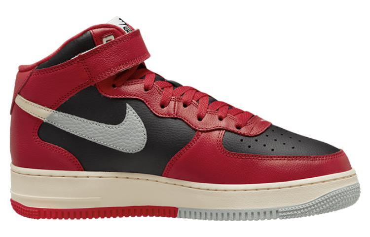 Nike Air Force 1 Mid LV8 Split Nero Rosso DZ2554-001