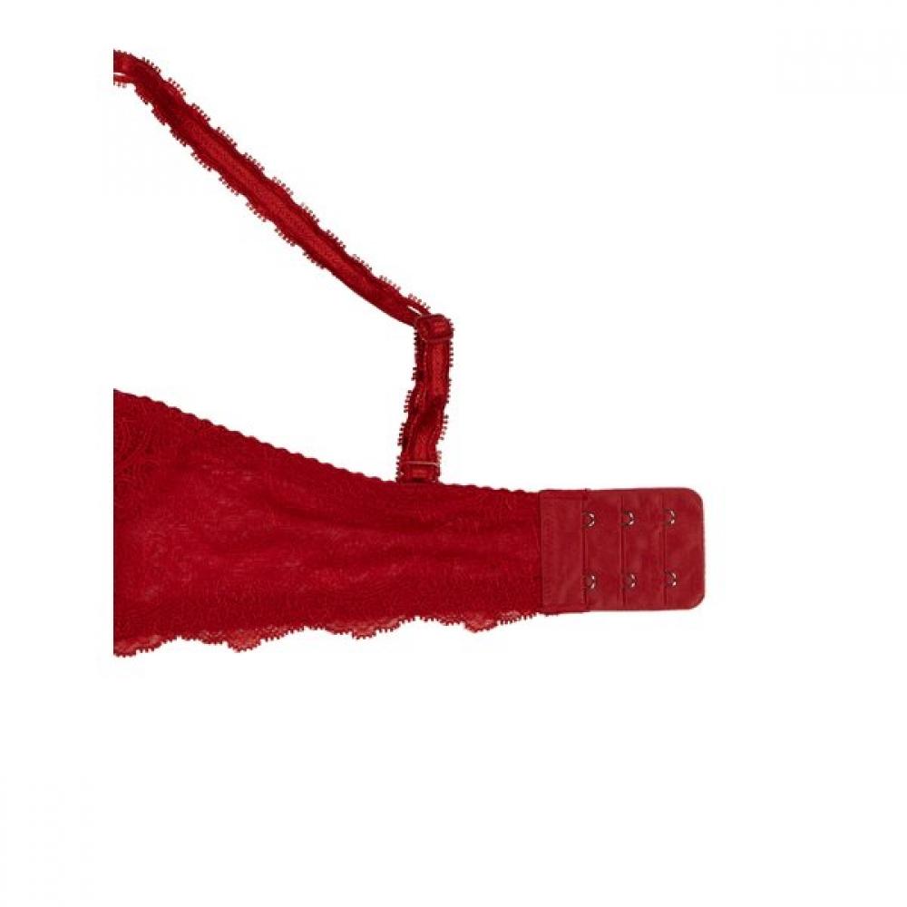BARBARA Non Woven Pad Half Cup Lace Molded Bra Abr4462
