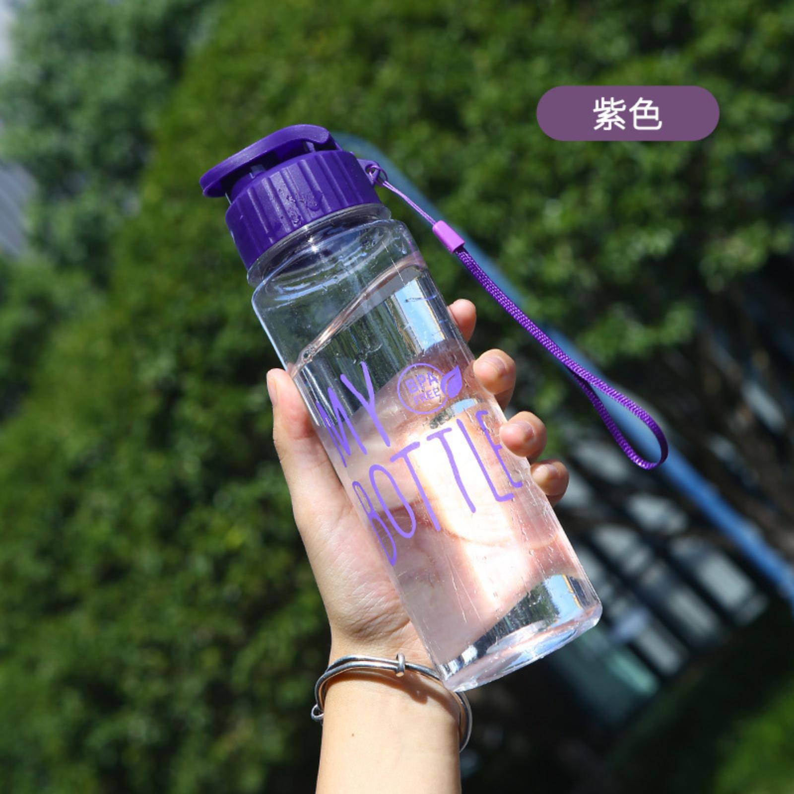 

Пластиковый стакан Портативная ручная уличная спортивная кружка 900 мл One Size фиолетовый