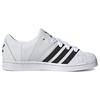 Adidas Originální Superstar Pohodlné Protiskluzové Odolné proti Opotřebení Nízké Tenisky Unisex Tenisky Bílá Černá ID2552