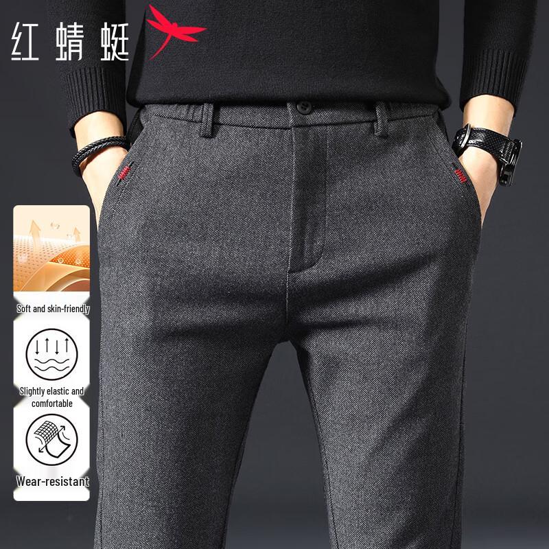 RED DRAGONFLY Men's Autumn/Winter Straight Fit Casual Pants