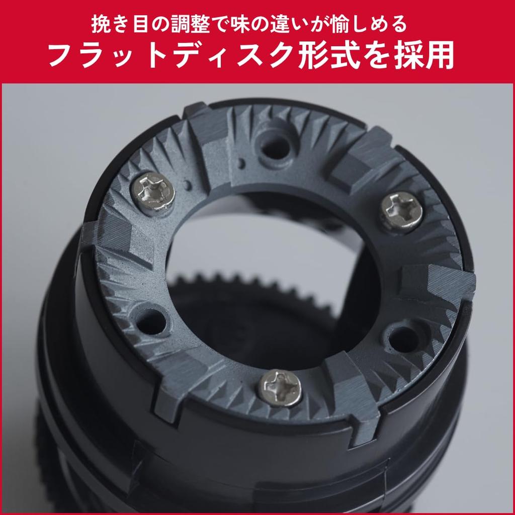 Melitta Flat Cutter Disc Grinder Black ECG71-1B