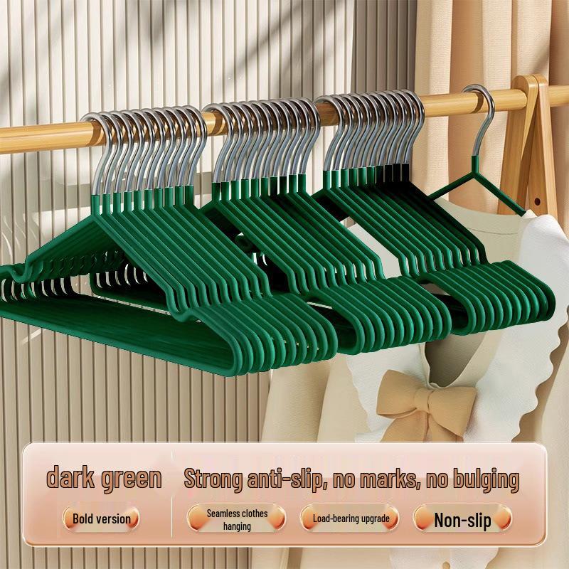 10-Pack Thickened Non-Slip Clothes Hangers for Home & Dorm Use