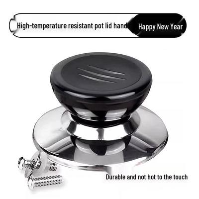 Universal Stainless Steel Pot Lid Knob - Anti-Scald Replacement Handle