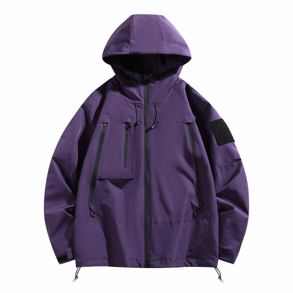 Casual And Fashionable Versatile Workwear Jacket Men'S Hooded Jacket