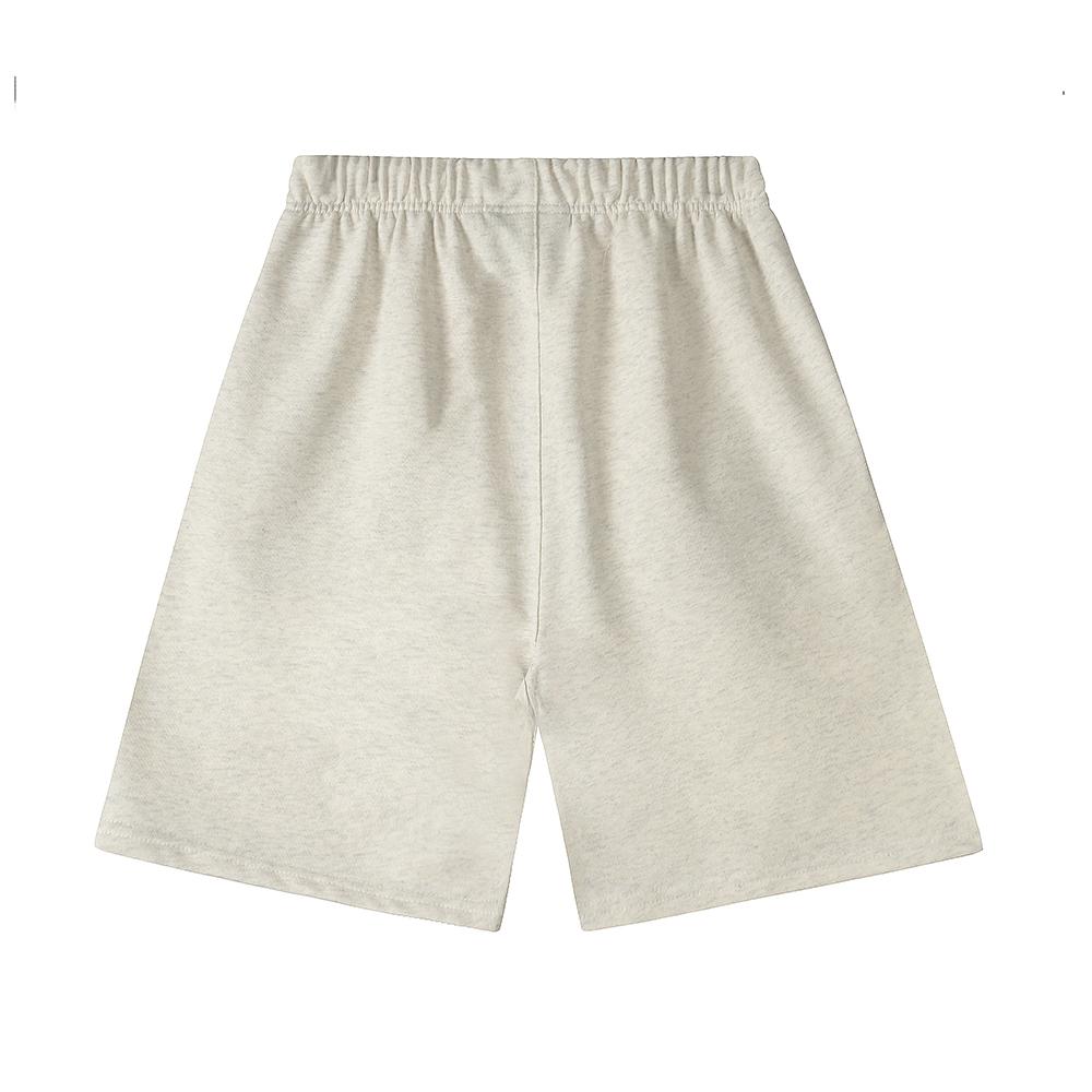 Fear of God Pantaloncini da ginnastica Essentials con stampa di lettere curve Unisex Oversize Cotone Coulisse Vita Elastica Streetwear Casual Sportivi Pantaloncini al Ginocchio