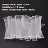 1Pcs Surrounding Edge Wave Yarn Lace Mesh  For Mother's Day Thanksgiving Birthday