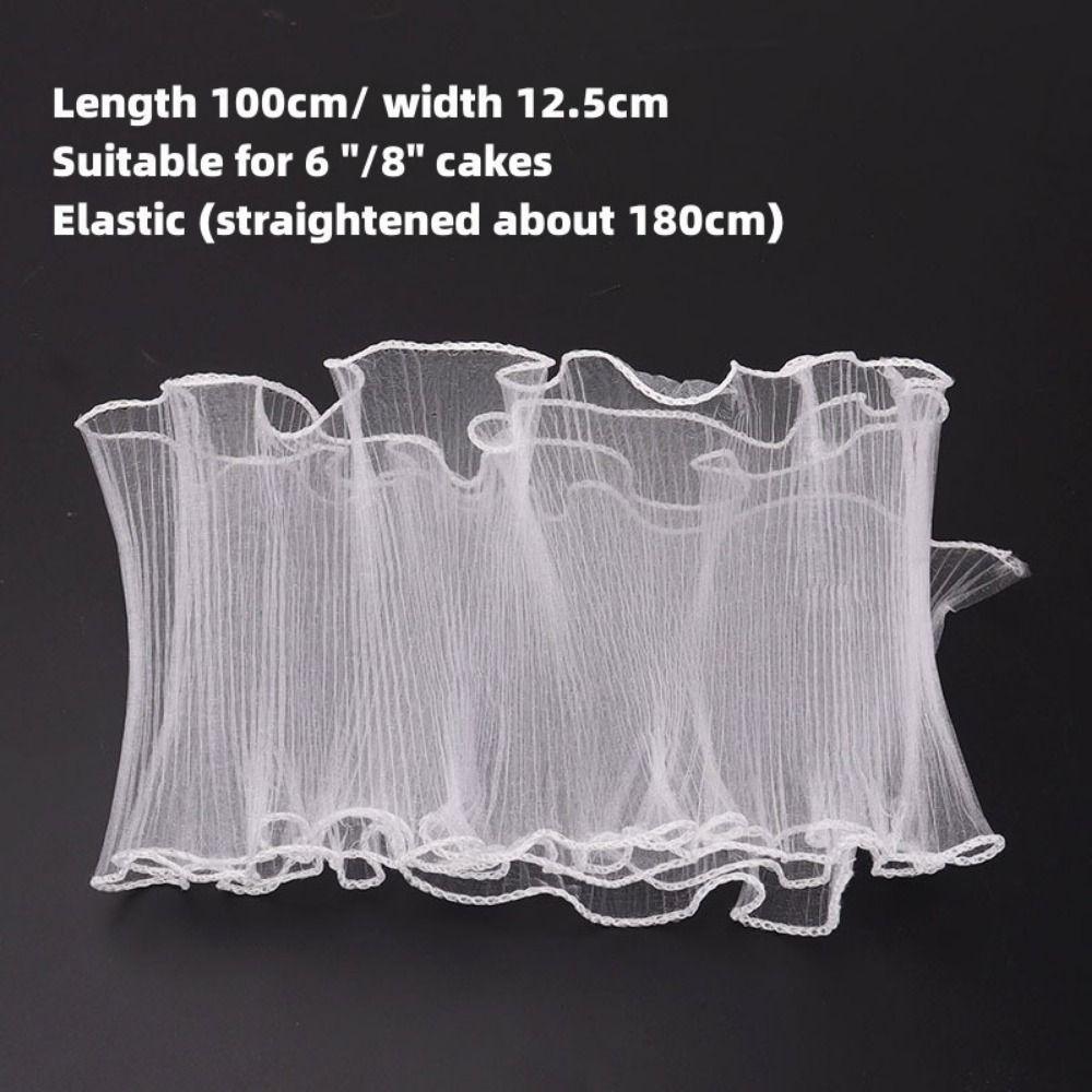 1Pcs Surrounding Edge Wave Yarn Lace Mesh  For Mother's Day Thanksgiving Birthday