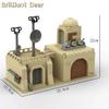 Abandoned Ruined Buildings MOC WW2 Pubg Military Base DIY Scenes Building Blocks Set Parts for Army Soldier Figures Boys Toys