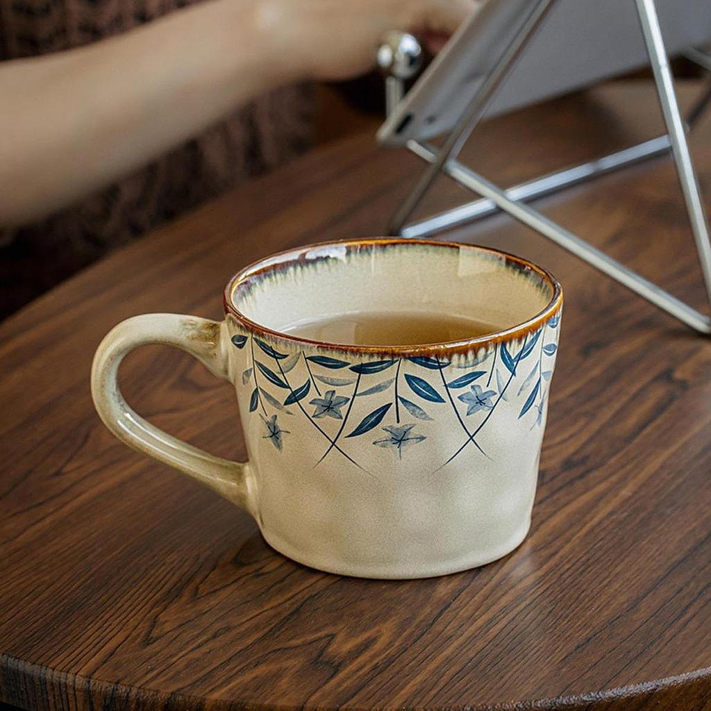Ceramic Coffee Mug Tea Cup for Cold Unique Gift Water Drinking Home Wedding Party Office