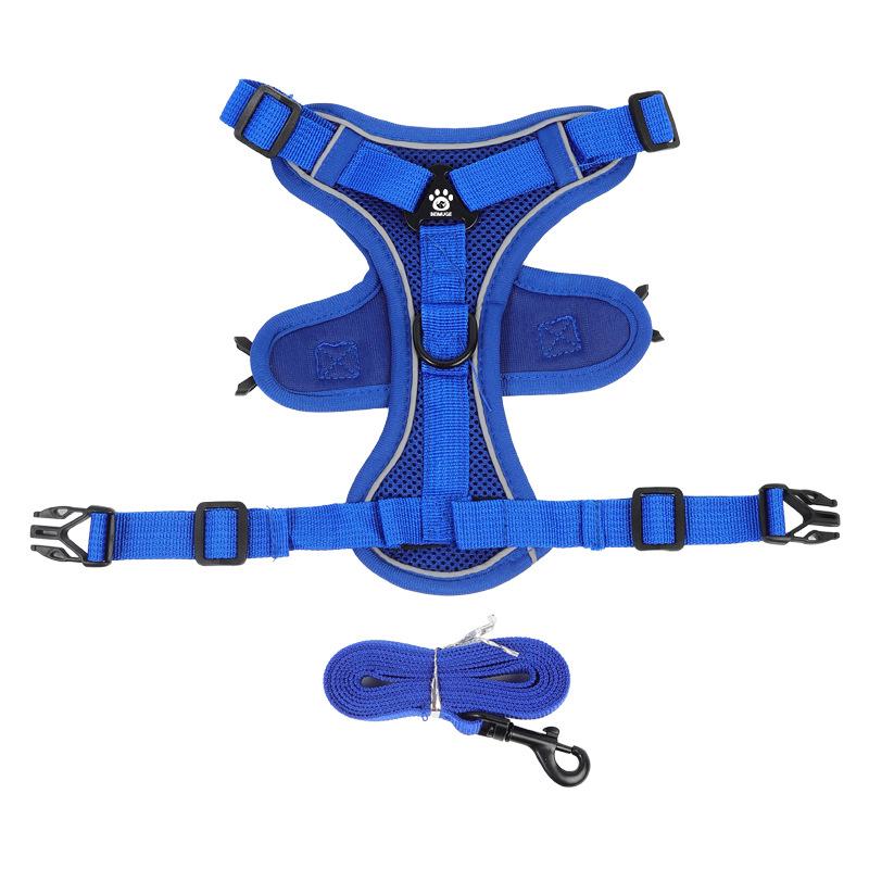Pet Chest and Shoulder Strap Vest Style, Suitable for Both Cats and Dogs, Breathable Dog Shoulder Strap, Anti-escape Dog Leash